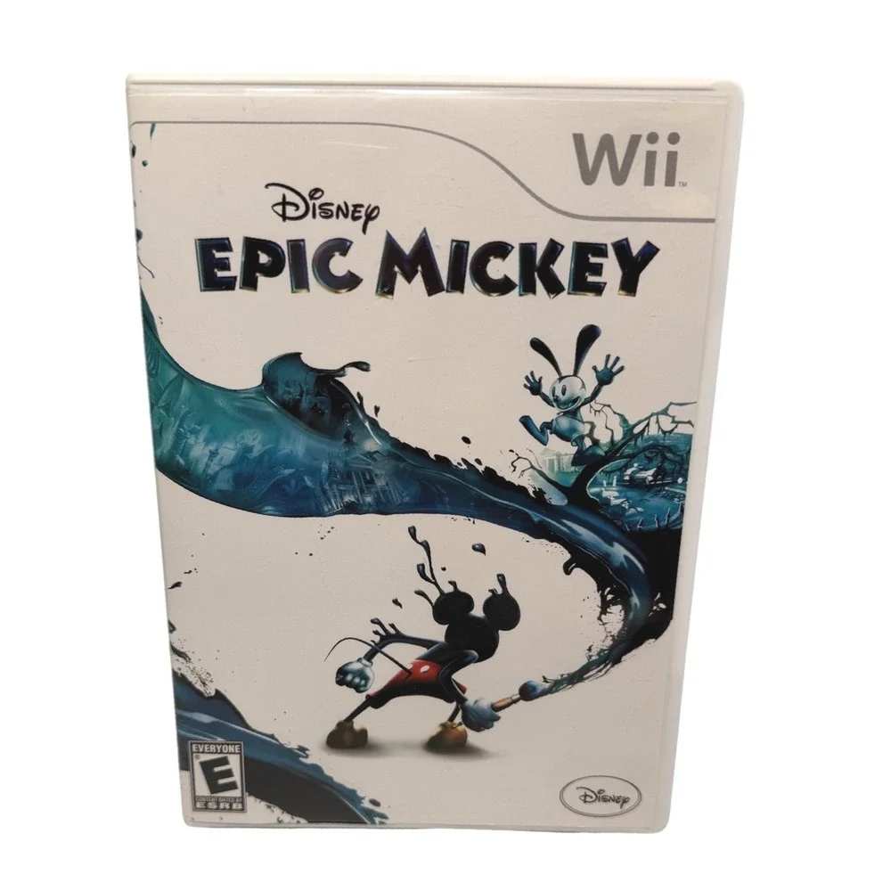 Disney Epic Mickey Video Game 2010 for Nintendo Wii Complete with Case‎ and Disc